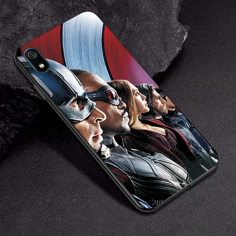 TPUBLK648 Чехол s для Xiaomi Redmi 7 силиконовый чехол для телефона Marvel Hero чехол "Железный человек" черный чехол из ТПУ для Xiaomi Redmi 7A 7 A Note 7 Fundas чехол - Цвет: TPUBLK648