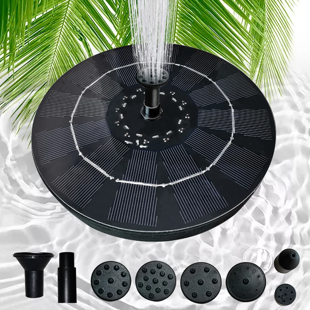 

Floating Fountain Pond Decor Lawn Decoration Floating Solar Powered Pool Pond Waterfall Water Pump Garden Decoration