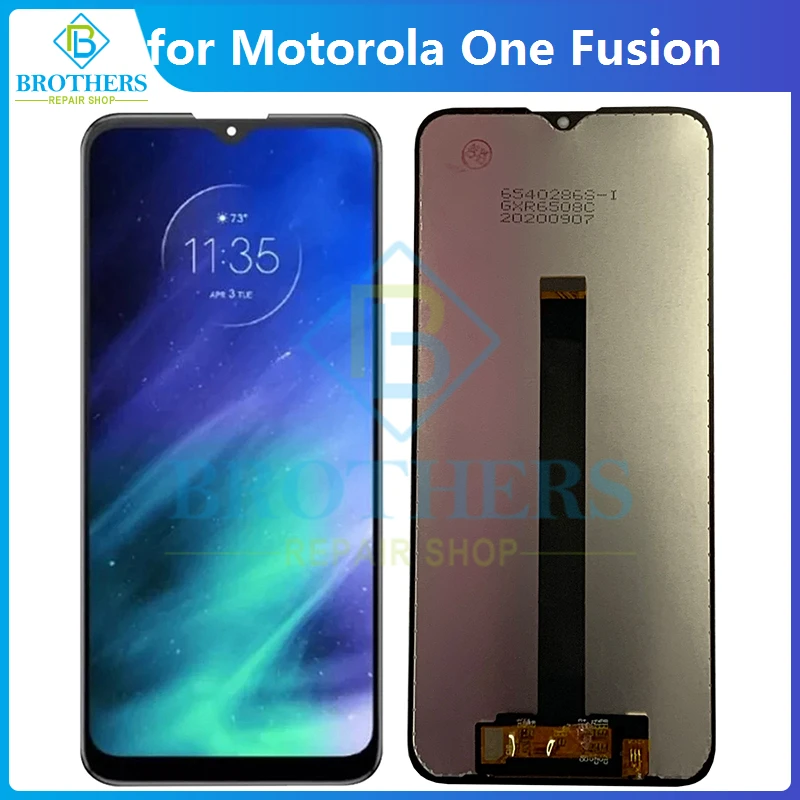 Para Motorola Moto una fusi&oacute;n OneFusion fusi&oacute;n + pantalla LCD de montaje de digitalizador con pantalla t&aacute;ctil para Motorola XT2073-2 fusi&oacute;n Plus-2