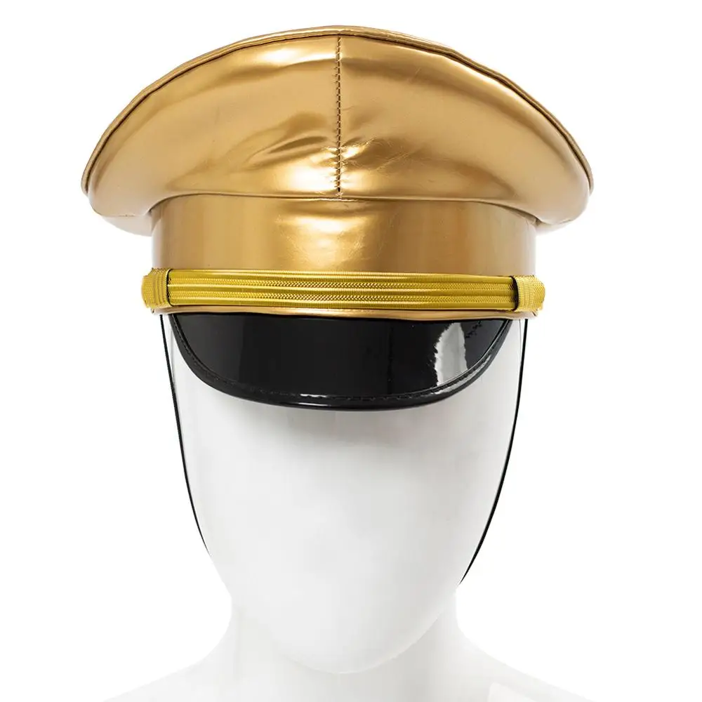 Новинка для ночного клуба охранная Камера кепка черного цвета из искусственной