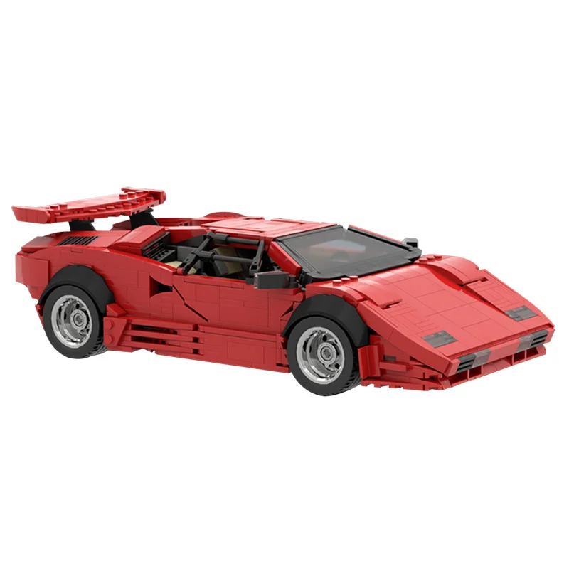 

Конструктор MOC Car Red Versionby, высокотехнологичный высокоскоростной конструктор, игрушки для детей и взрослых, подарки на день рождения, 1316 шт.