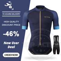 le col 2021 men cycling jersey set road bicycle wear breathable anti uv mtb bike clothes cycling clothing triathlon suits