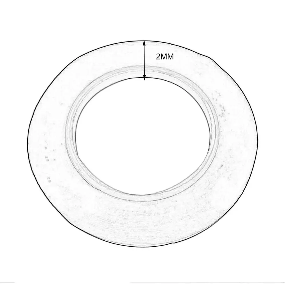 

25M/Roll Waterproof Red Film Transparent Double Side Adhesive Tape 1mm /2mm/5mm/8mm Width High Temperature Resistance Tape