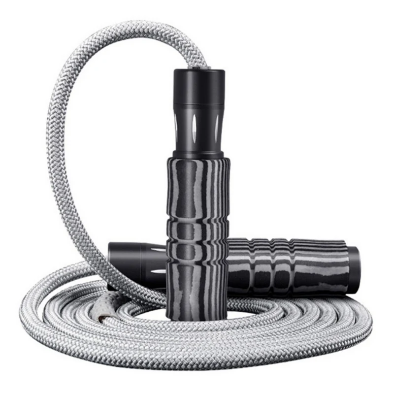 Плетеный подшипник скакалка регулируемая спортивная потеря веса упражнения