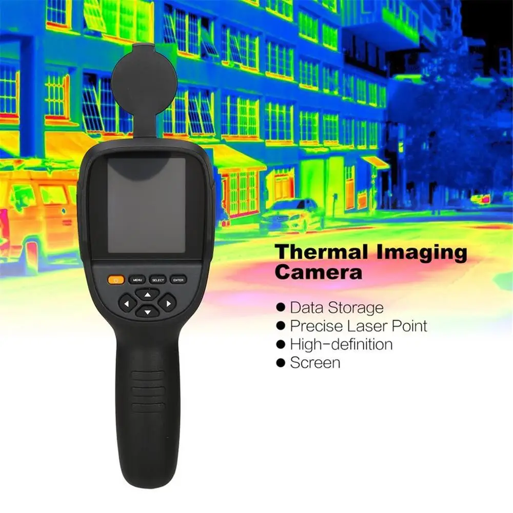 HT-19 Handheld IR Digital Thermal Imager Detector Camera Infrared Temperature Heat with Storage HT-02 HT-02D HT-175