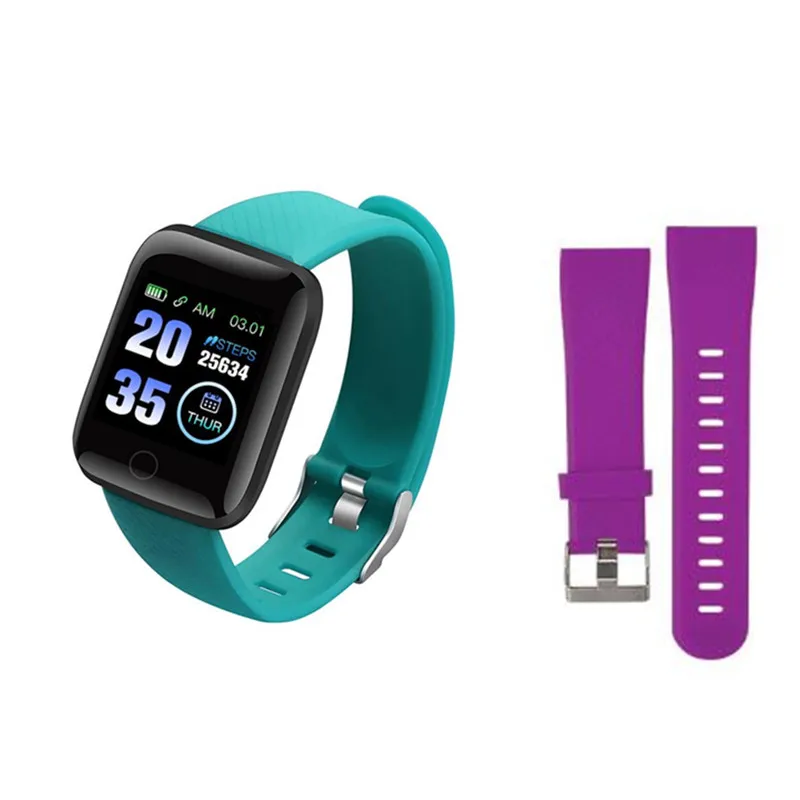 

116Plus Smart Watch Smart Bracelet Band Sports Fitness Tracking Wristband Message Reminder Pedometer Men Women Smartband relogio