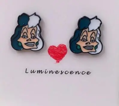 Партия 24 пары принцесса Урсула малефисент Злодеи для девочек модные Мультяшные