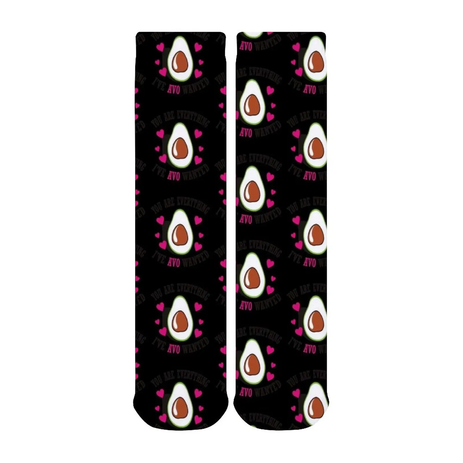 

Avocado Socks Childrens Paint Stockings Large Chemical Fiber Antiskid Trendy Winter Socks