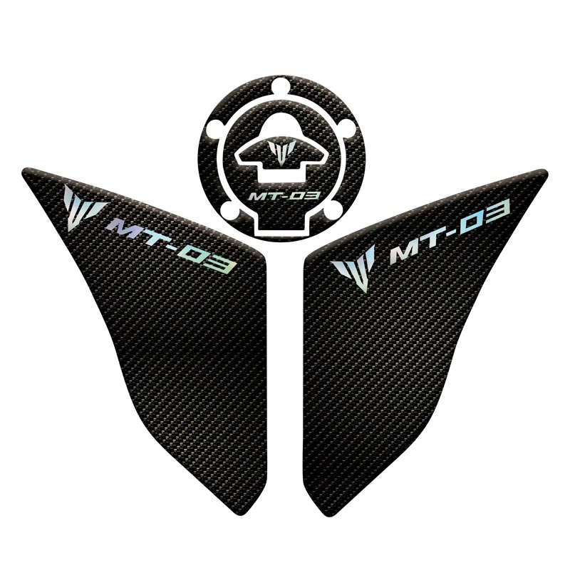 Волокно бак мотоцикла pad/ручки протектор стикер/защитная накладка для yamaha mt-03 mt03