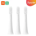 3 шт.лот xiaomi mijia оригинальная головка для зубной щетки Xiaomi Mijia T100 электрическая зубная щетка с мягкой щетиной и глубокой очисткой