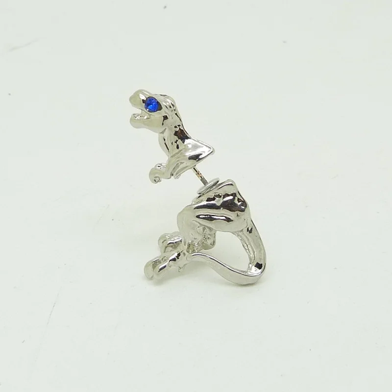 1 шт. готические панк крутые динозавры тираннозавра Рекс Серьги пусеты с 3D