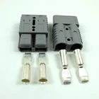 2 шт., гнездо для быстрого соединения, 175A, 600 В, быстроразъемный штекер питания, подключение лебедки, СерыйКрасный, для провода макс. 1AWG