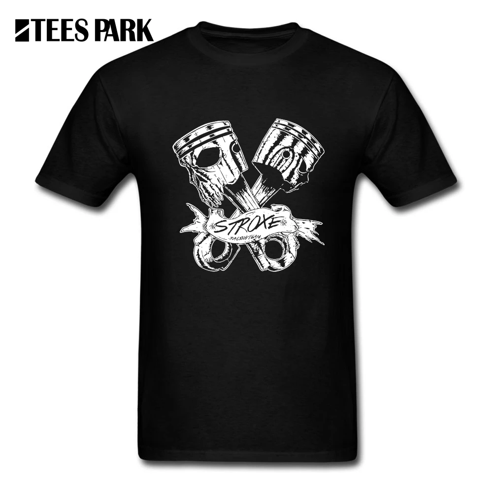 Футболка Горячая стержень Татуировка Байкер встроенный для скорости на заказ
