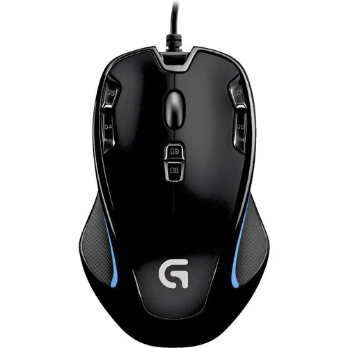 Logitech G G300S Optical Player Mouse-(MousePad-Coaster-Sticker Gift)