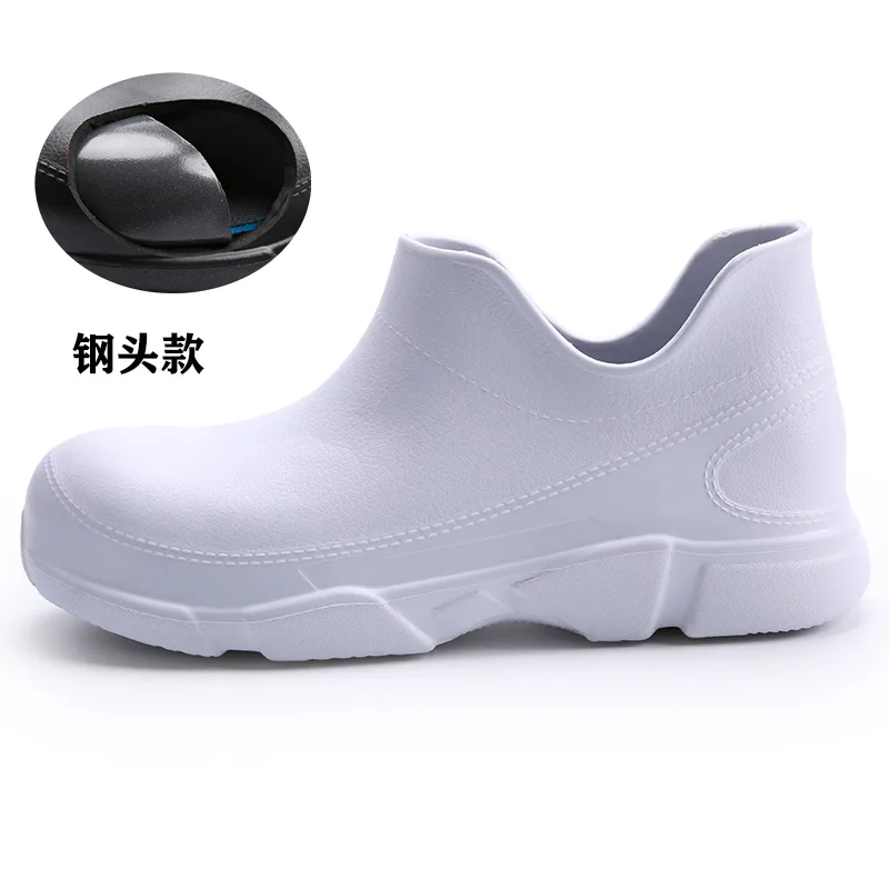 

New style anti-smashing, anti-piercingnon-slip chef work shoes, oil-resistant, wear-resistant, plus velvet free shipping