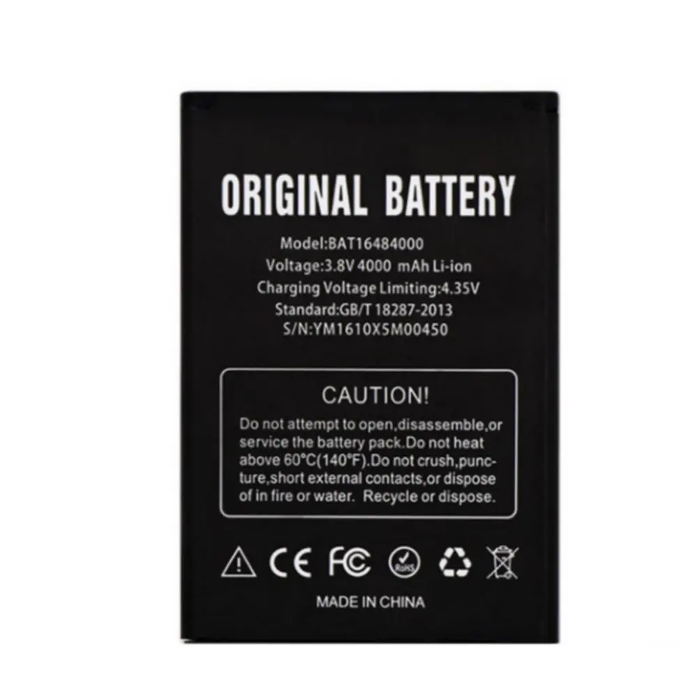 

High quality Replacement Battery Authentic For Doogee X5 Max 4000mAh for Doogee X5 Max Pro mobile phone