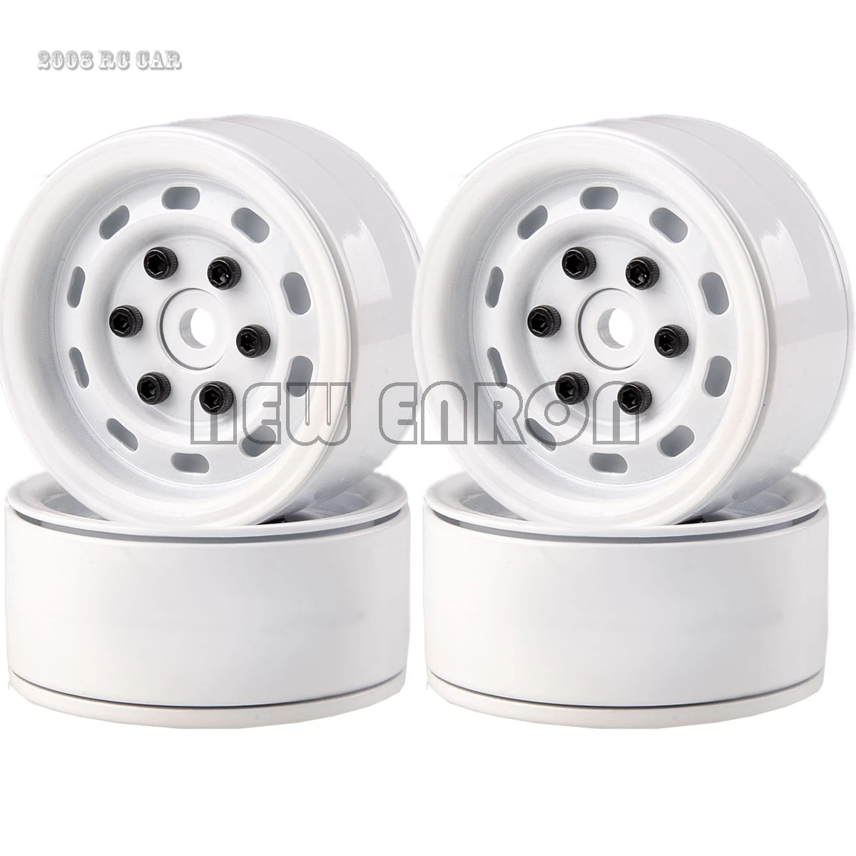 

4PCS 4 Stuks 1.9 "Metalen Beadlock Velg RcRock Crawler Axiale SCX10 SCX10Ii 90046 90047 TF2 D90 TRX4 Tamiya CC01Mst 1:10