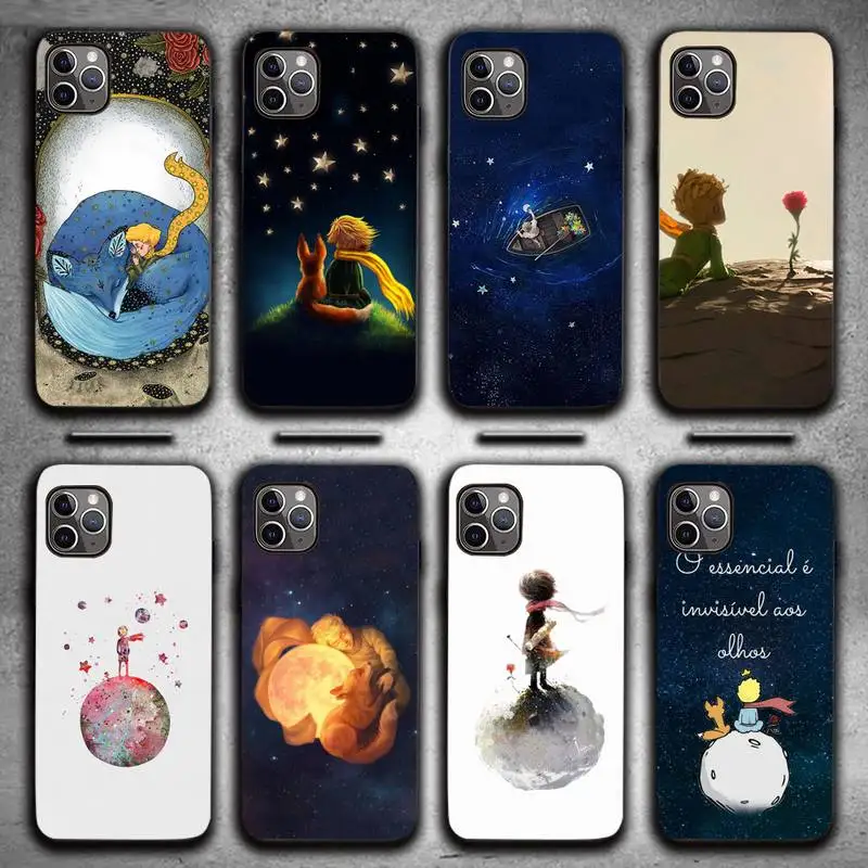 

The Little Prince cartoon Phone Case for iPhone 7 8 11 12 Pro X XS XR Samsung A S 10 20 30 51 Plus pro Max funda