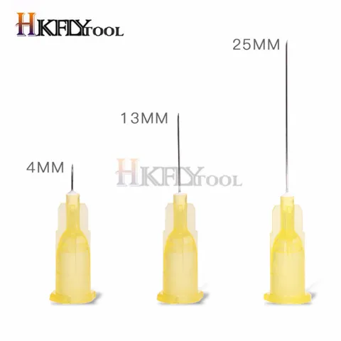 Silhelaua tööriistad valutu väike nõel 4/13/25mm valutu ilu ultrafine 100tCs 30g * 4mm, 30g * 13 mm, 30g * 25mm süstal nõelad