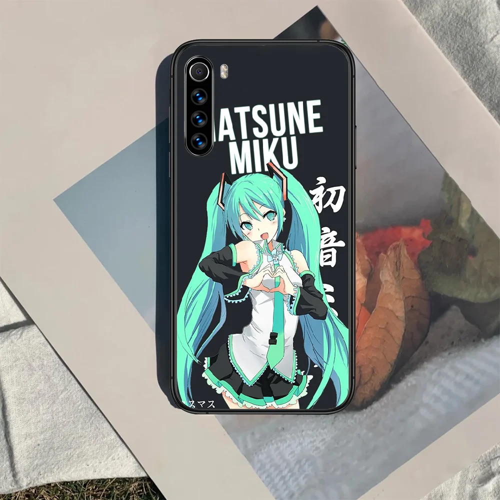 

Hatsunes-Miku cute Phone Case For XIAOMI Redmi Note 5 7 8 T 9 6A 7A 8A 9S K 20 30 Pro black Prime Silicone Back Pretty Coque