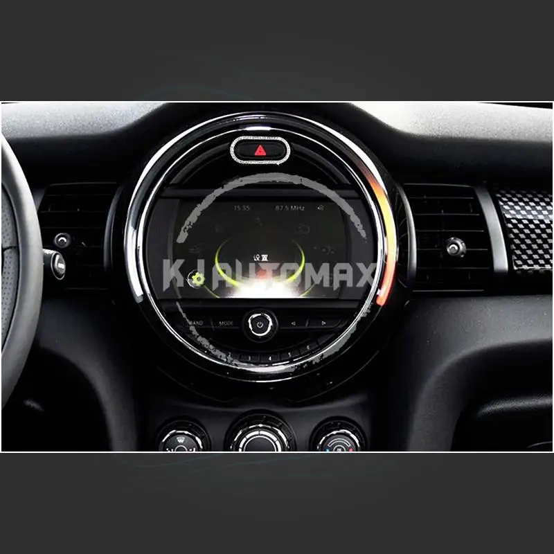 KJAUTOMAX для Mini Cooper F54 F55 F56 кольцо кристалл цинковый сплав предупреждающие знаки