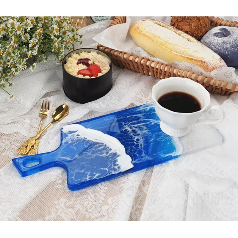 

2 Set Diy Coaster Silicone Mold Home Table Decoration, 1 Pcs & 1 Set 5 Pcs