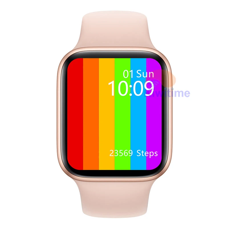 2021 KIWITIME IWO W66 Smart Watch Series 6 44 мм 40 с экраном сердцебиения умные часы для мужчин и