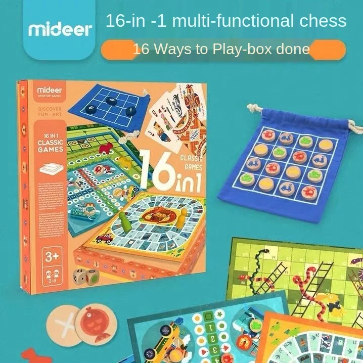 

Настольная игра «32 в 1» для детей и родителей