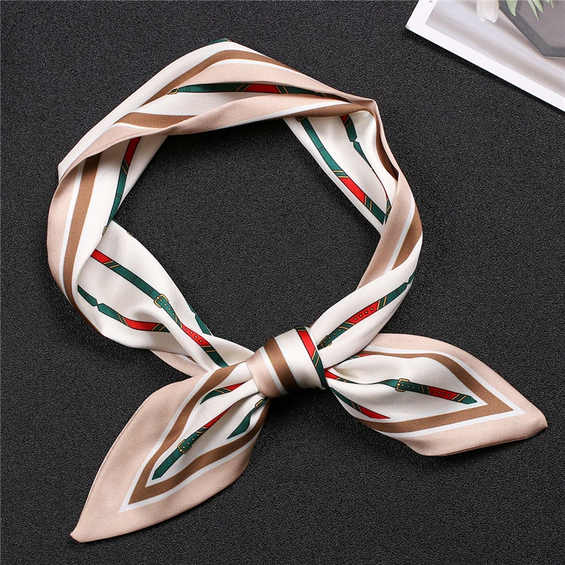 Женский шелковый шарф роскошный брендовый Шарф Для худой шеи женская сумка с