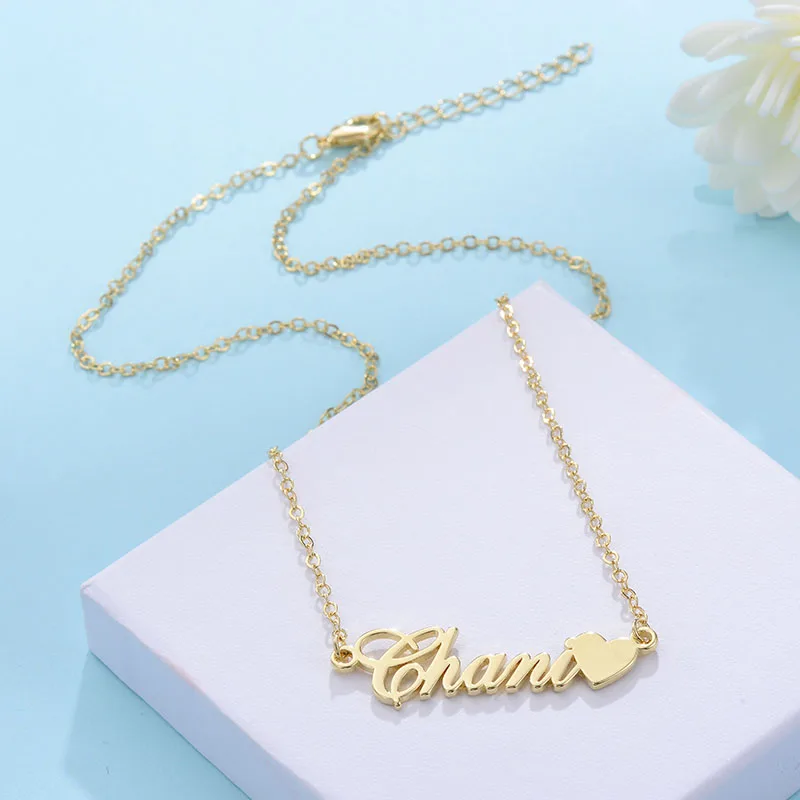чокер подарок пользовательское имя выгравировано ожерелье персонализированные