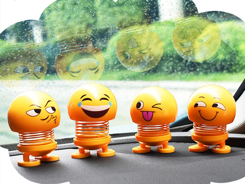 

Funny Shaking Head Doll Small Ornaments Lovely Car Accessories Interior Doll Creative Car Toys Car Decoration Accessories