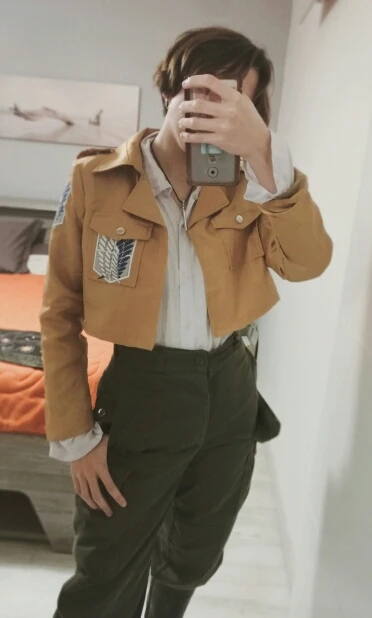 

Attack on Titan Jacket Shingeki no Kyojin jacket Legion Cosplay Costume Jacket Coat Any Size High Quality Eren Levi