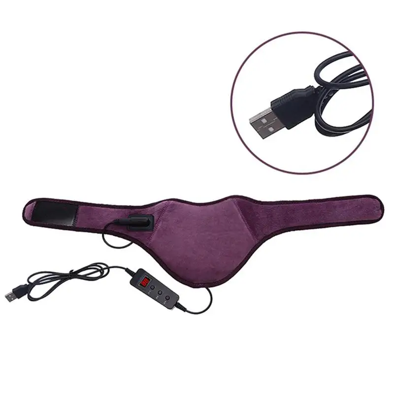 ROSENICE1PC массажер для шеи Электрический инфракрасный нагрев Прочный USB поддержка шеи обертывание шейный пояс Бандаж для шеи для взрослых женщин мужчин