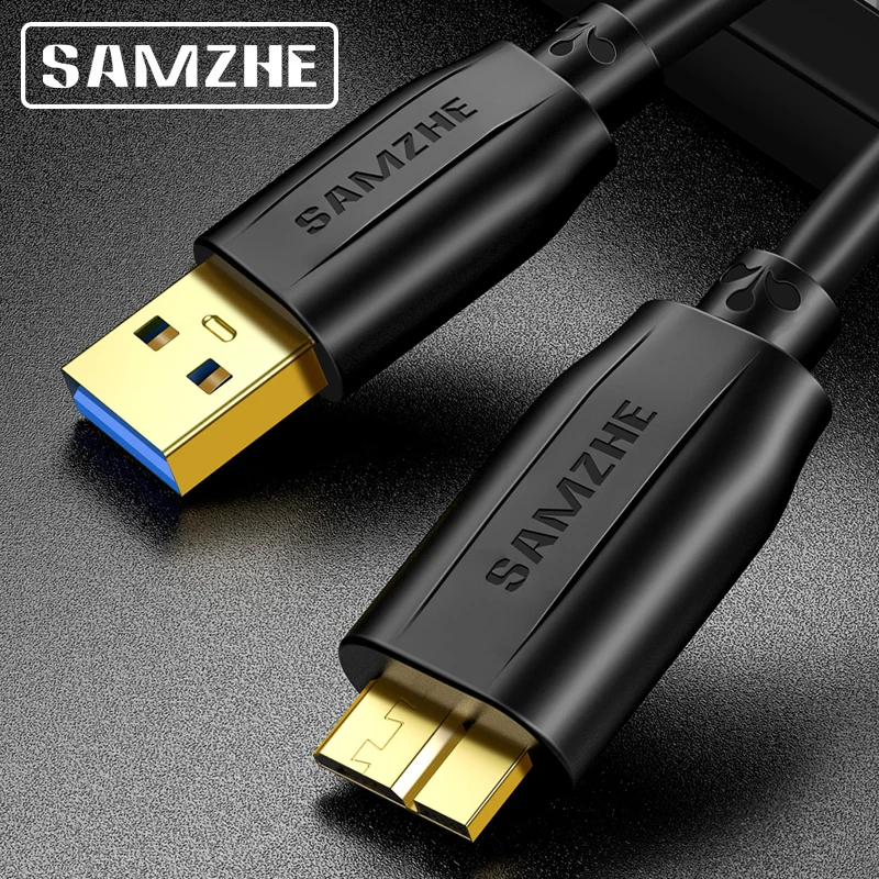 SAMZHE кабель для жесткого диска USB 3 0 Micro зарядки телефона USB3.0 передачи данных на