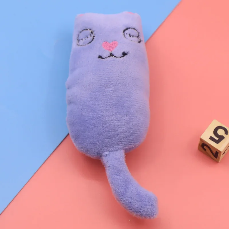 1 шт. кошка шлифовальная кошачья мята игрушка смешной интерактивный плюшевый Кот игрушка питомец котенок жевательная игрушка когти большой палец укус кошка мята для кошек зубы игрушка