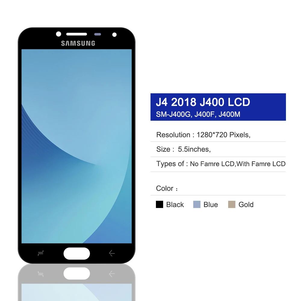 ЖК-дисплей J400 для Samsung Galaxy J4 2018 дисплей с сенсорным экраном и дигитайзером в сборе