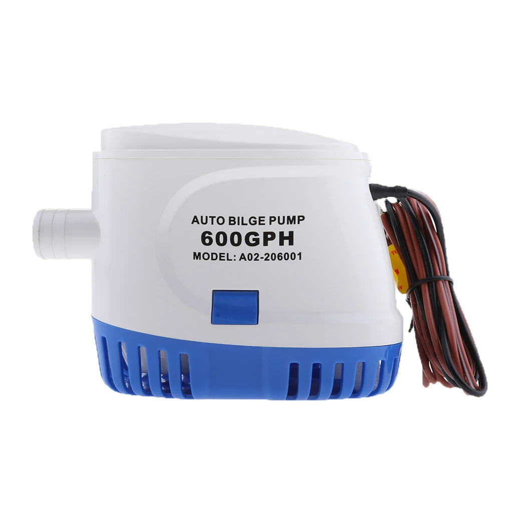 

24V 600GPH Electric Submersible Automatic Bilge Pump for Boat 0.75'' Outlet