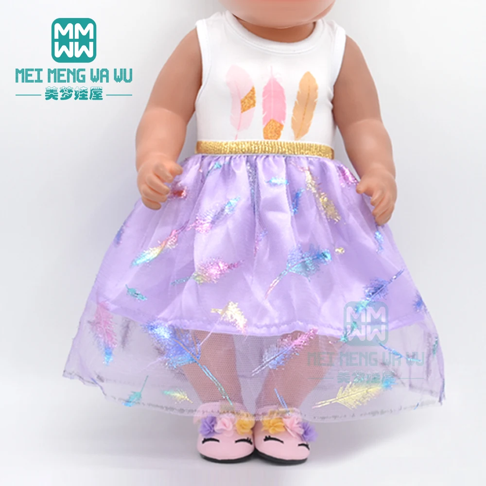 Одежда для кукол for43cm игрушка новорожденных куклы аксессуары футболка юбка с