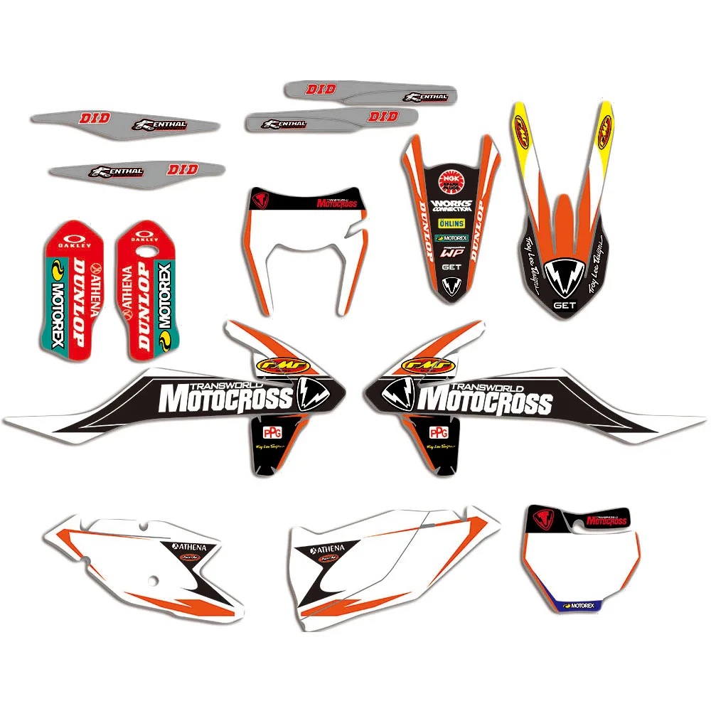 

3 KTM 125 250 300 450 500 EXCF XCW 2017-2019 & SX SXF XC XCF 2016-2018