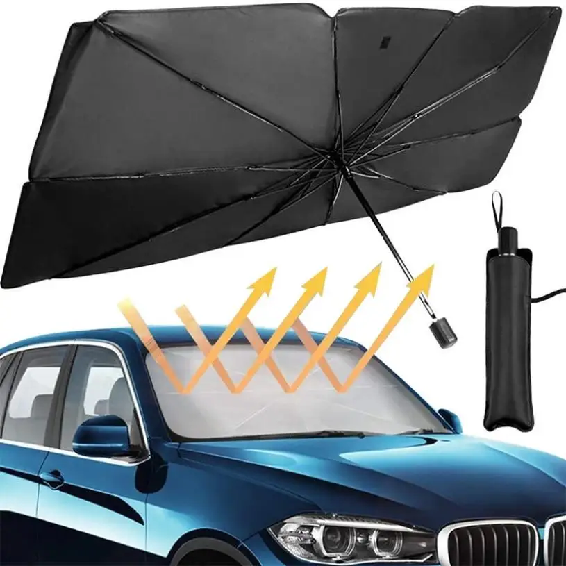 

Foldable Car Windshield Sun Shade Umbrella Car UV Cover Sunshade Heat Insulation Front Window Interior Protection