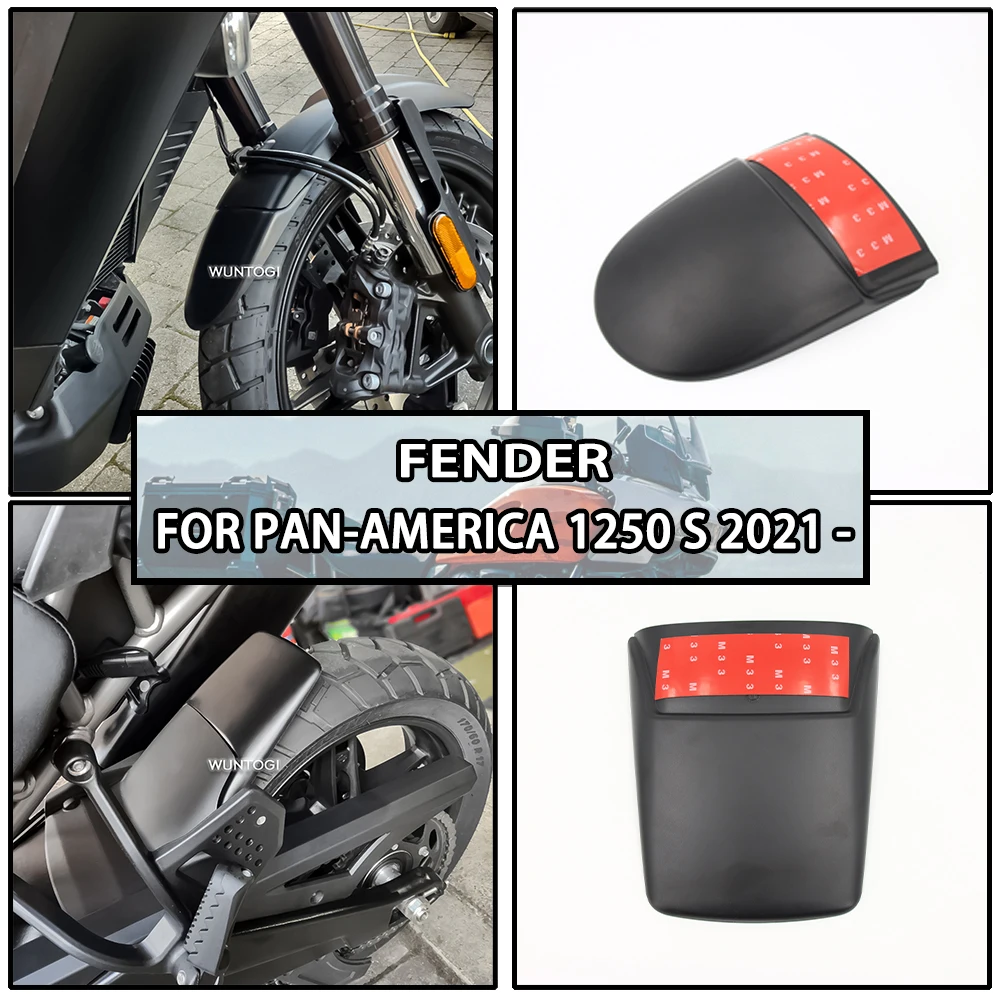 

NEW Motorcycle Fender Extension Fit For HARLEY PAN AMERICA 1250 S PA1250S PANAMERICA1250 2021 2022 Front And Rear Mudguards Kit