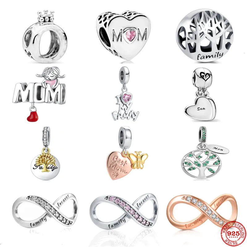 Сделай сам мама навсегда благодарю любовь аксессуары подвеска подходит к Pandora