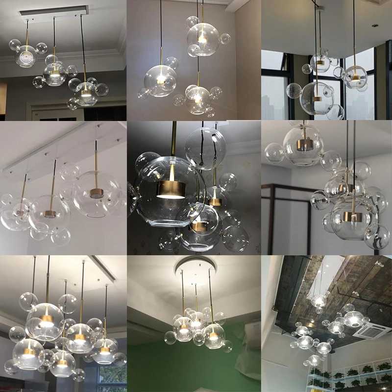 Люстра-шар в стиле INS ресторан скандинавский стиль микки люстра для гостиной