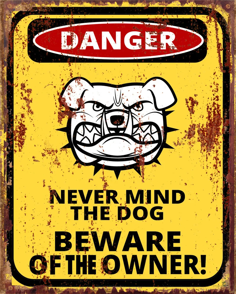 

Caution Sign Wall Poster Vintage Retro Posters on the Wall Stickers Metal Plates Home Decoration Accessories Out Door Decoration