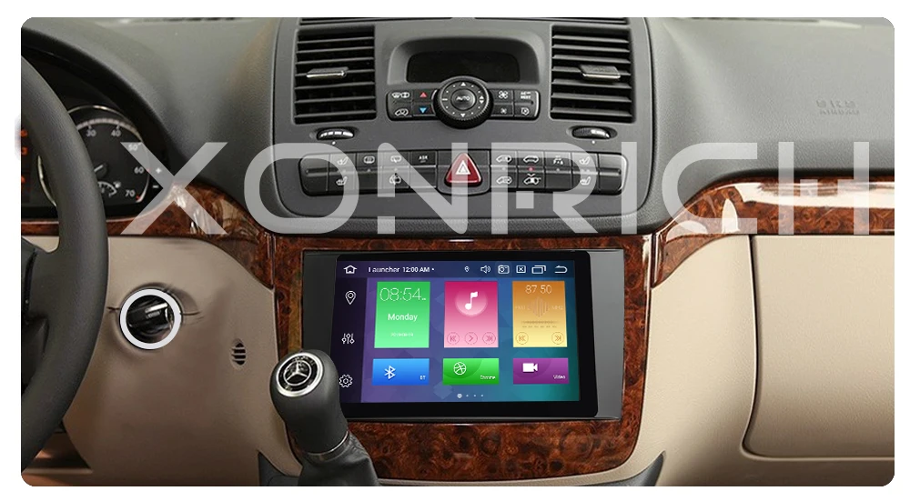 Ips DSP 64G 2 Din Android 9 Автомагнитола для Mercedes/Benz W203 W209 W219 a-класс A160C-Class C200 CLK200 мультимедиа gps-навигация