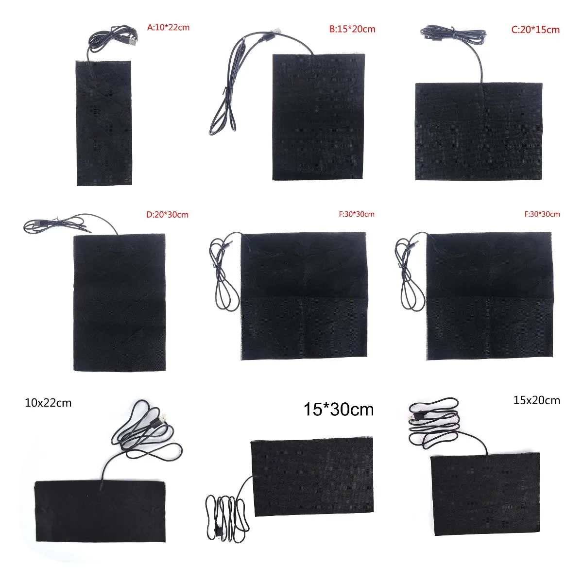 1/4 шт. грелка для рук из углеродного волокна 5 В |