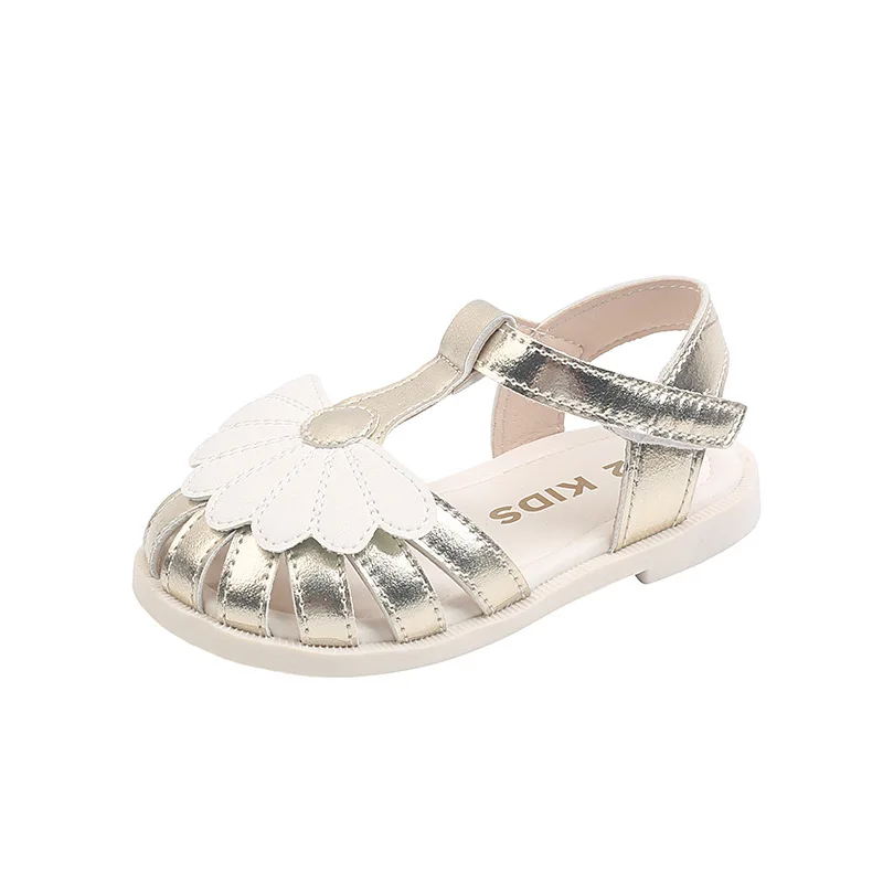 

CMSOLO Sandals Shoes Baby Kids Summer Shoes New Fashion Cute Girls Sandals Shoe Breathable Heel Flat Sandal Shoes Kids Shoes