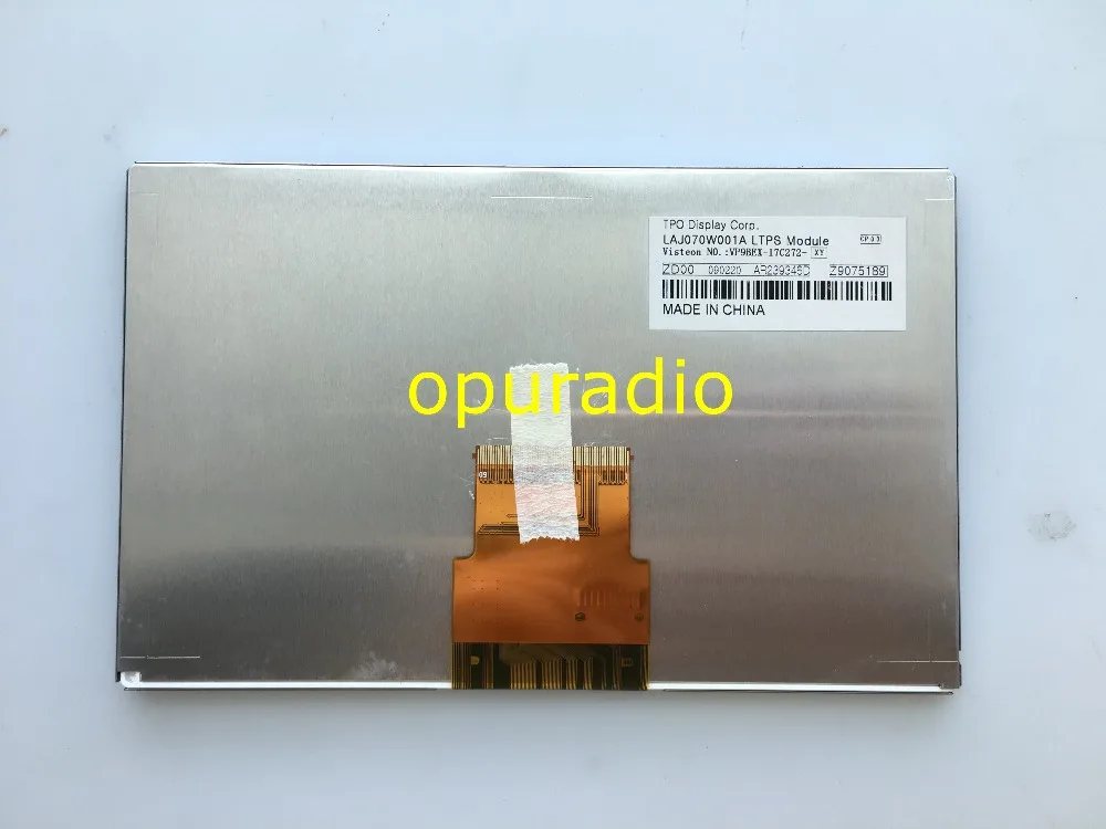 Оригинальный Новый TPO 7 дюймов ЖК дисплей LAJ070W001A экран для автомобиля gps навигации