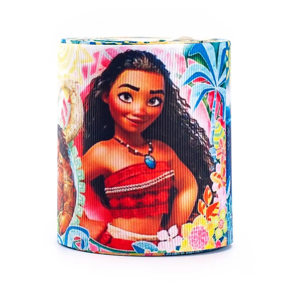 Лента принцессы Термотрансферная печать для вечернего декора 5 ярдов 75 мм | Дом и