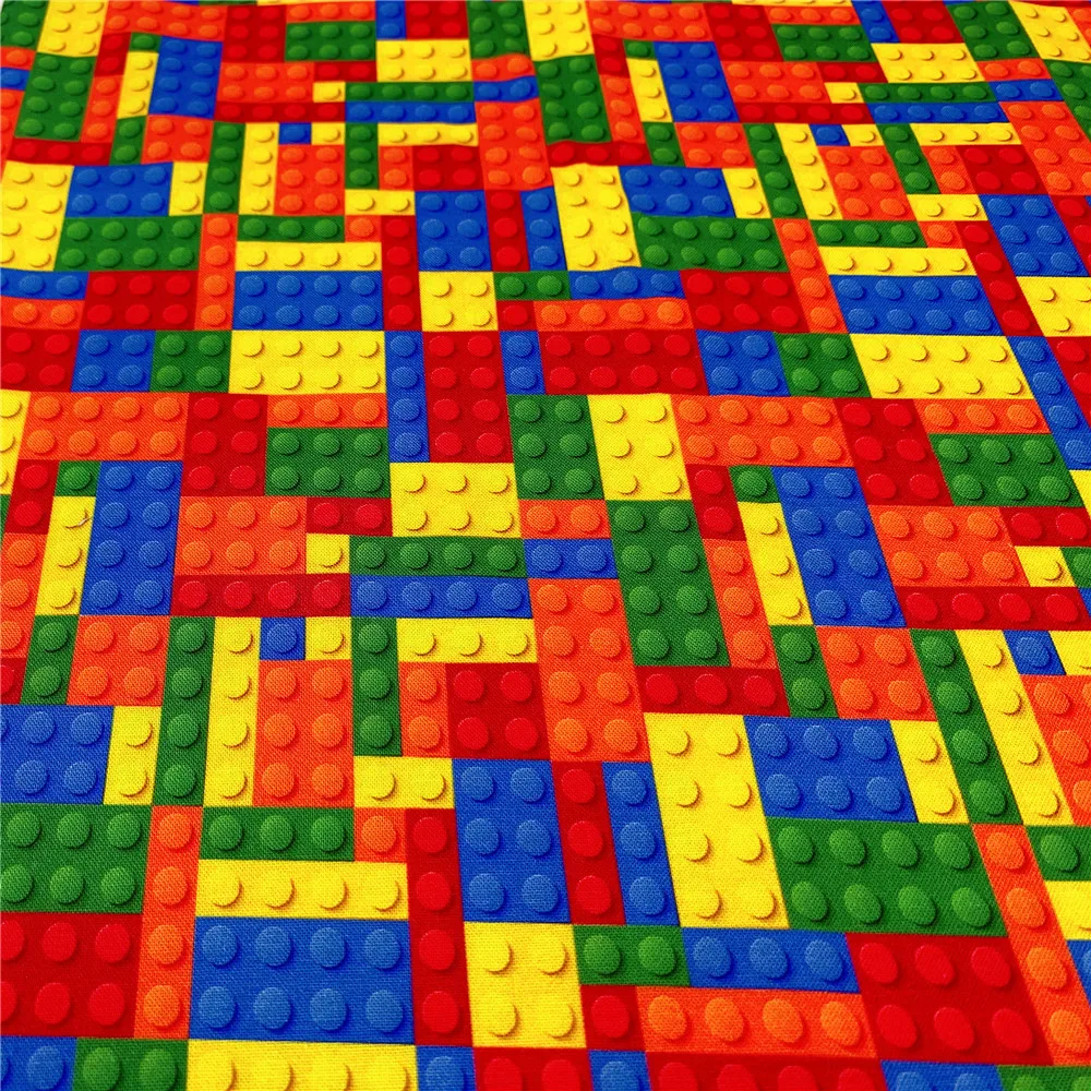 Сборные строительные блоки хлопчатобумажная ткань шитье лоскутное рукоделие